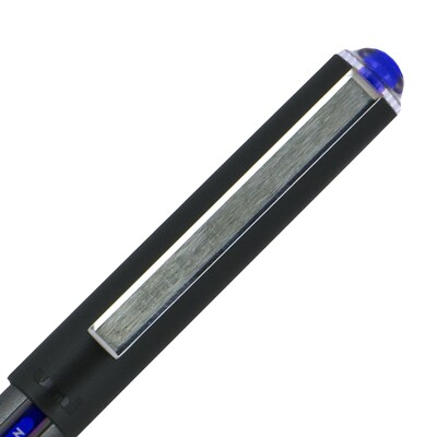 uniball Vision Rollerball Pen, Micro Point, 0.5mm, Blue Ink, Dozen (60108)