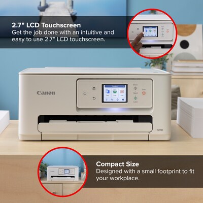 Canon PIXMA TS7720 Wireless Color Inkjet Printer, All-In-One, Print, Scan, Copy (TS7720)