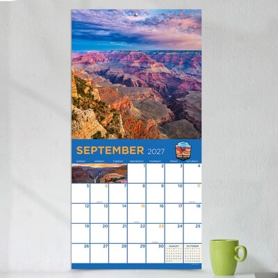2027 TF Publishing National Parks 12" x 12" Monthly Wall Calendar, Multicolored (27-1020)