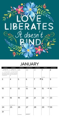 2027 Willow Creek Live, Laugh, Love 12" x 12" Monthly Wall Calendar, Assorted Colors (61077)