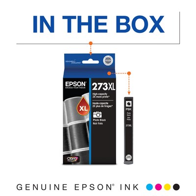 Epson T273XL Photo Black High Yield Ink Cartridge