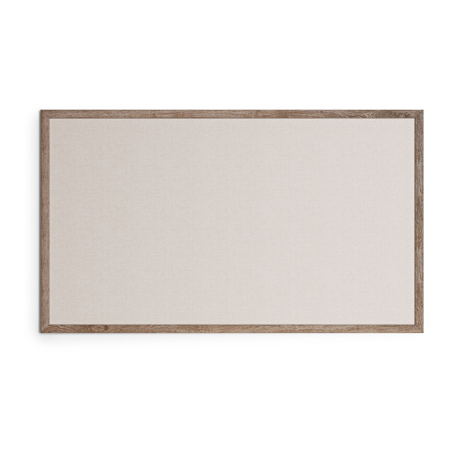 U Brands Linen Bulletin Board, Wood Frame, 6 x 4 (4897U00-01)