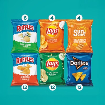 Frito Lay Cool and Tangy Mix Variety Pack, 50 oz., 50/Pack (220-02669)