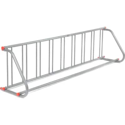 Global Industrial Single-Sided Grid Bike Rack 9-Bike Capacity Powder Coated Steel (652771)