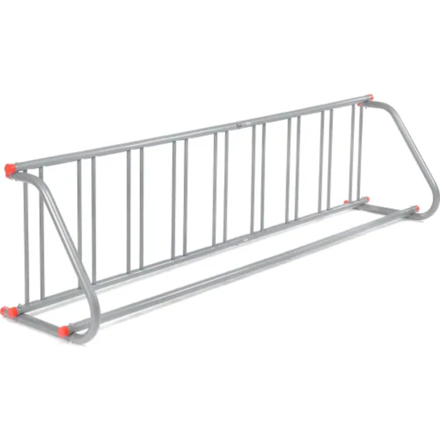 Global Industrial Single-Sided Grid Bike Rack 9-Bike Capacity Powder Coated Steel (652771)