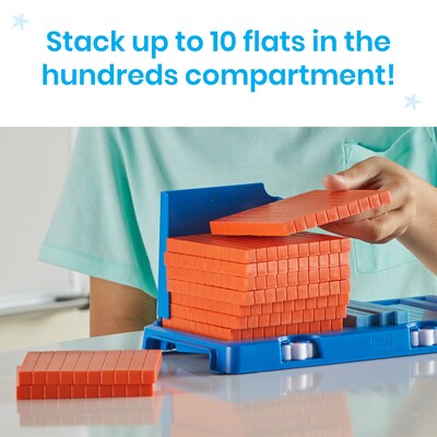 hand2mind Place Value Frame with Base Ten Blocks (96993)