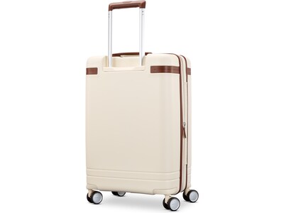 Samsonite Virtuosa 23" Hardside Carry-On Suitcase, 4-Wheeled Spinner, TSA Checkpoint Friendly, Off-White (149176-1627)