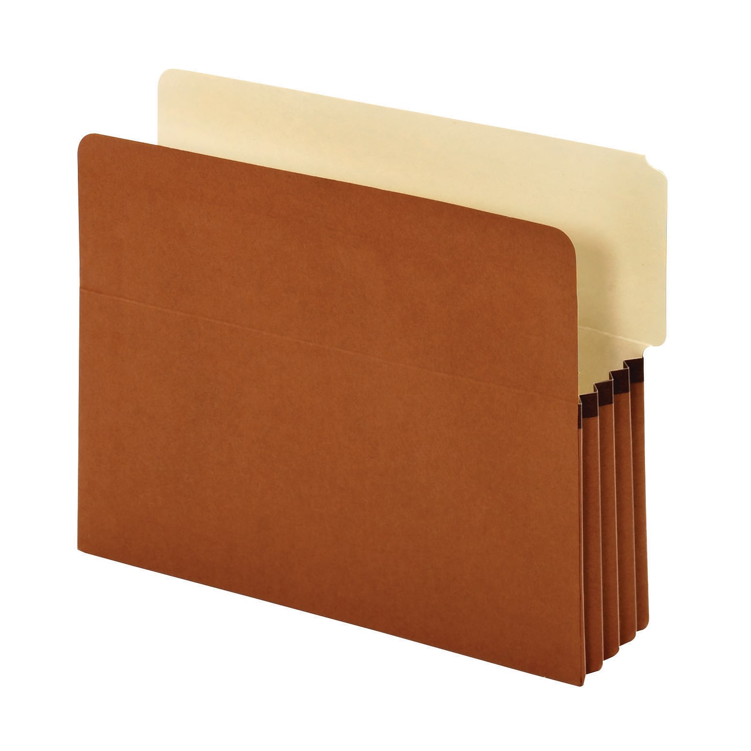 Pendaflex File Pocket, 3 1/2 Expansion, Letter Size, Brown, 10/Box (63624P)