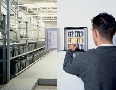 Durable 72 Key Cabinet, Silver (1955-23)