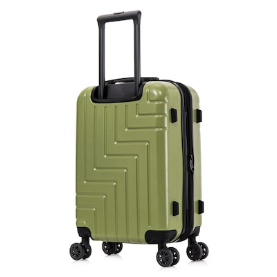 DUKAP Zahav 21.04" Hardside Carry-On Suitcase, 4-Wheeled Spinner, TSA Checkpoint Friendly, Green (DKZAH00S-GRN)