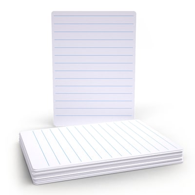 Show-me Lined Mini Whiteboard Kit, Assorted Colors, 35/Set (EPTCLIBX)