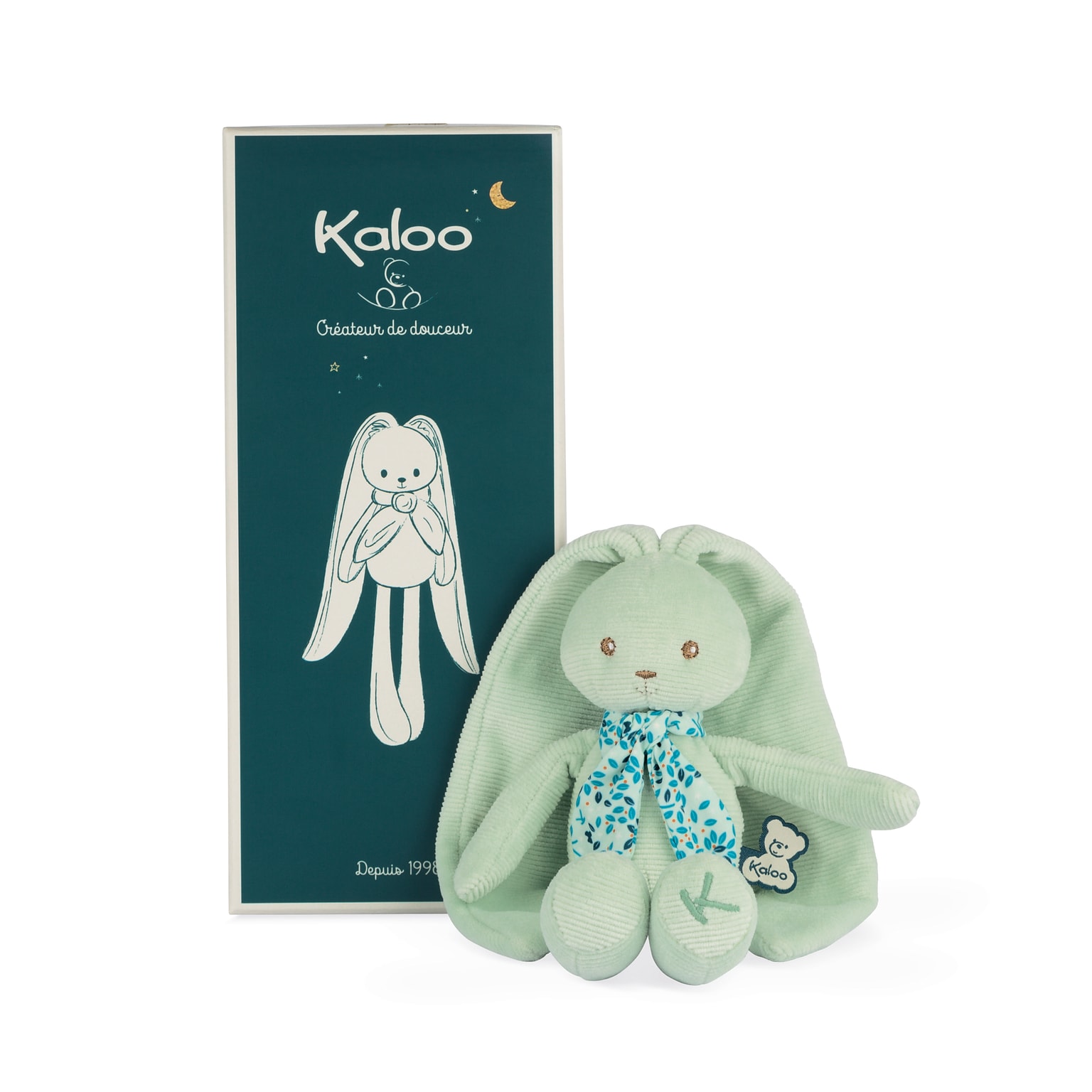 Kaloo Lapinoo Small Rabbit Doll, Aqua (JNDK969938)