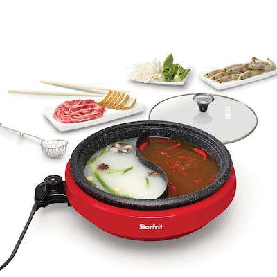 THE ROCK by Starfrit Dual-Sided 3.2 Qt. Thermal Pot, Red (024425-002-0000)