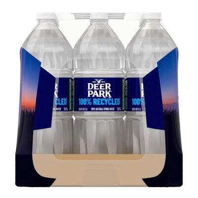Deer Park 100% Natural Spring Water, 33.8 oz., 15 Bottles/Carton (12222308)