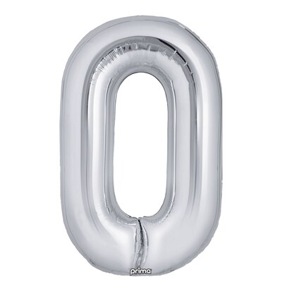 Party City (Air-Filled) 16 O Foil Balloon, Silver, 2/Pack (AM60050278-18)
