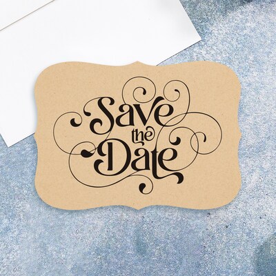 Avery Matte General Use Blank Cards, Kraft Brown, 100/Box (95350)