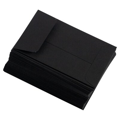 LUX #4 Envelope, Midnight Black, 1000/Pack (LUX-4CO-B-1000)