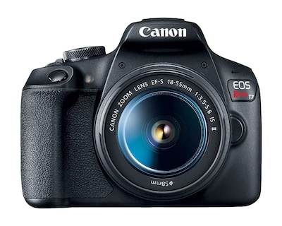 Canon EOS Rebel T7 24.1 Megapixel DSLR Camera, Black (2727C002)