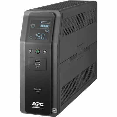 APC Back-UPS Pro BN 1500VA 10-Outlet UPS with 2 USB Charging Ports, Black (BN1500M2)
