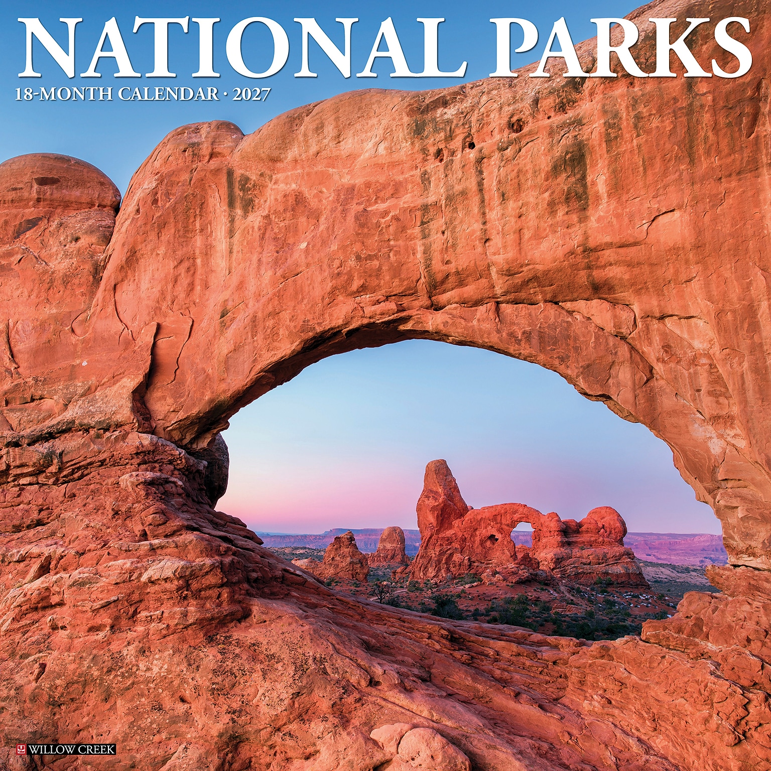 2027 Willow Creek National Parks 12 x 12 Monthly Wall Calendar, Assorted Colors (61459)