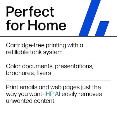 HP Smart Tank 7001 Wireless Color All-in-One Ink Tank Printer, Scan, Copy, 2 Years Ink Included, AI Enabled (28B49A)