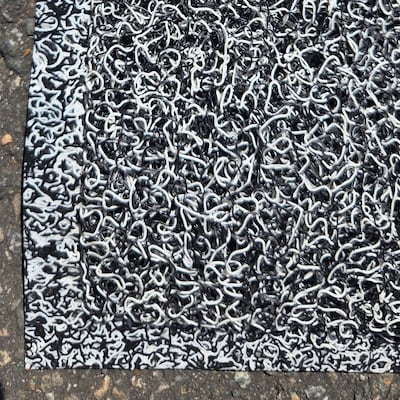 Floortex Doortex Twistermat Indoor Entrance Mat, 32 x 20, Black and White (NREMFLVA0002)
