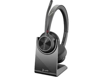 Poly Voyager 4300 UC Series USB-A Bluetooth Stereo Phone & Computer Headset, MT Certified (77Z00AA)