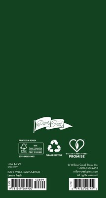 2026-2028 Willow Creek 3.5 x 6.5 Academic Monthly Planner, Plastic Cover, Lemon Fresh (64900X)