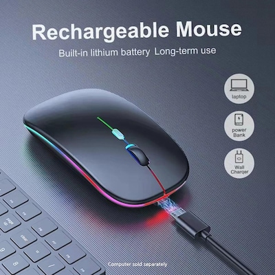 SaharaCase Navigate Wireless Ergonomic Laser Mouse, Black (KB68)