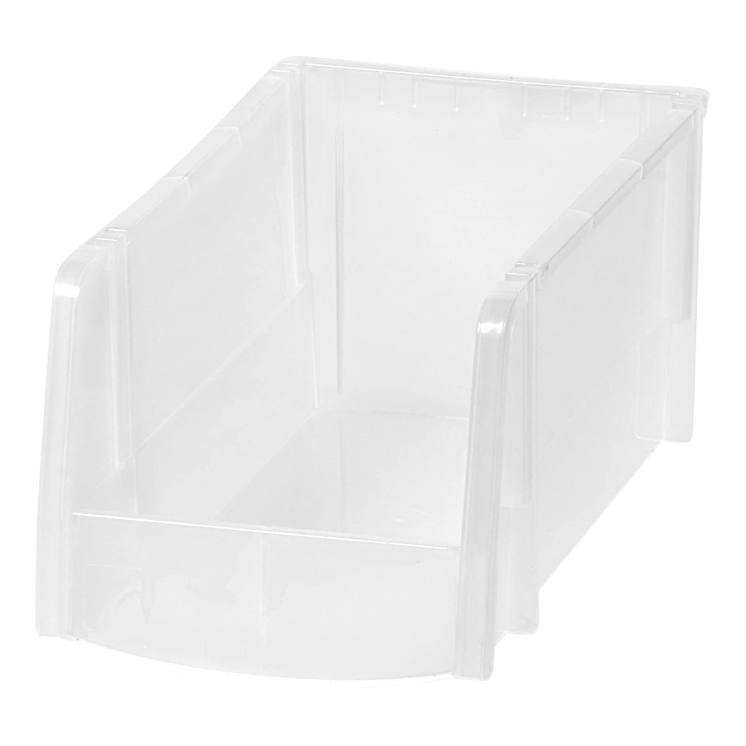 Iris Medium Modular Stacking Storage Box, Clear (200528)