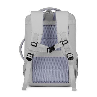 SaharaCase Multi-Compartment 16" Nylon Laptop Bag, Cool Gray (LT00100)