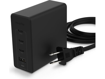 Mophie Speedport 120 4-Port GaN Fast Charger, Black (409909308)