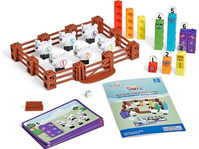 hand2mind Numberblocks Sheep Farm MathLink Cubes Activity Set (96093)