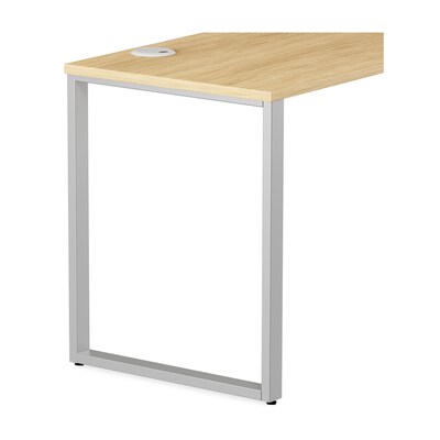 Union & Scale™ Workplace2.0™ 72"W x 30"D Writing Desk, Maple (UN57480)