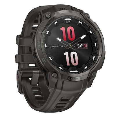 Garmin Instinct Crossover Smartwatch, GPS, 46.6mm, Silicone Band (010-03398-00)