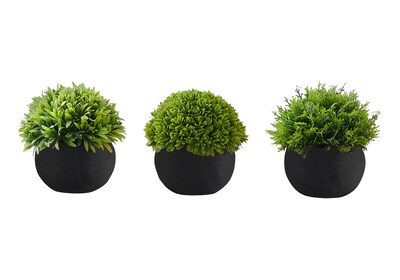 Monarch Specialties Inc. 5 Artificial Plant in Pot, 3/Set (I 9552)