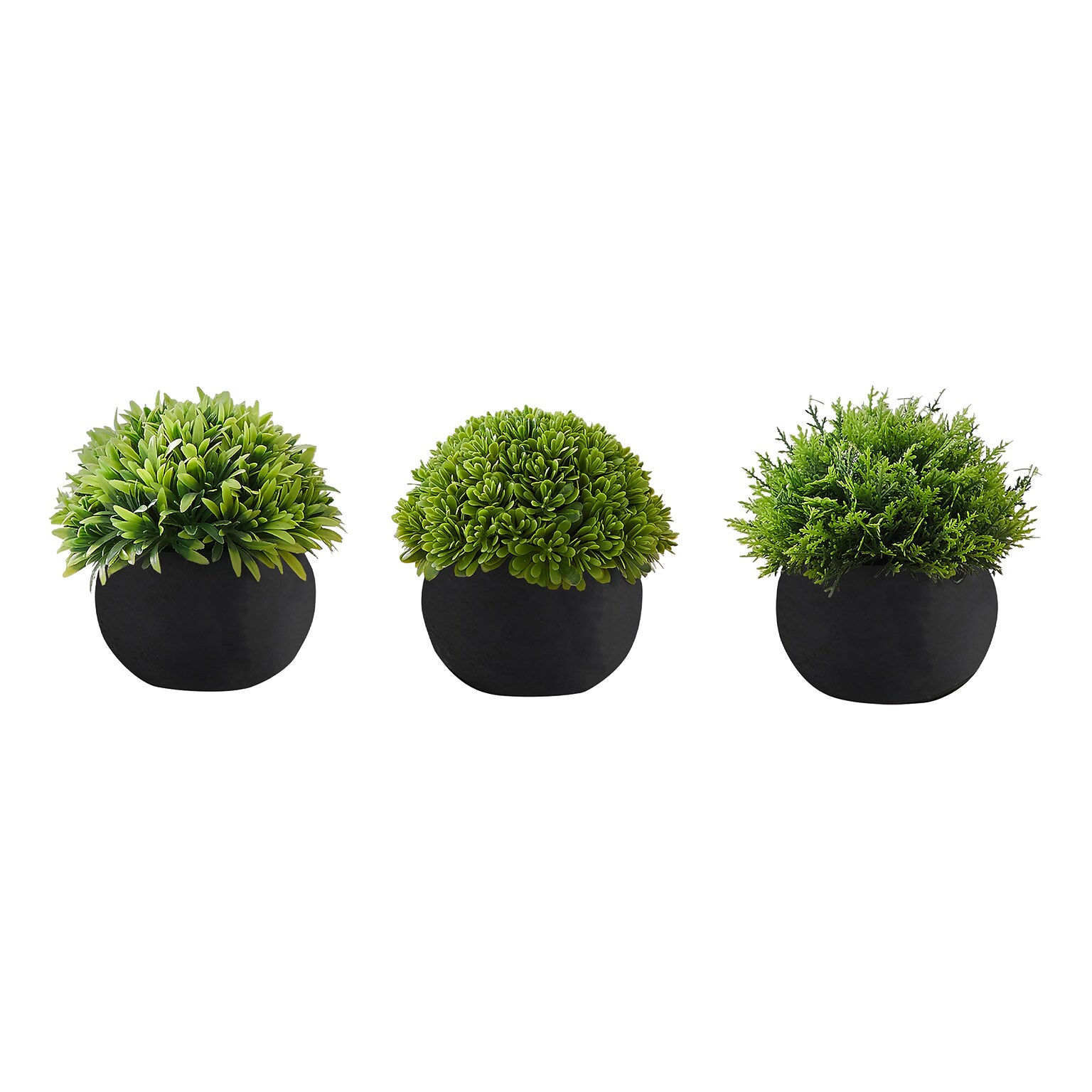 Monarch Specialties Inc. 5 Artificial Plant in Pot, 3/Set (I 9552)