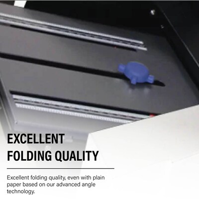 MBM ES2500 Pressure Sealer, Capacity 3,000 Sheets/Hour, V, C, Z, and Uneven Z Folds, Angled Seal, White (ES0801)