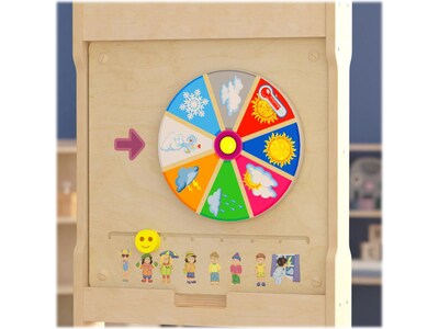 Flash Furniture Bright Beginnings Weather STEAM Wall Activity Board (MK-ME16393-GG)