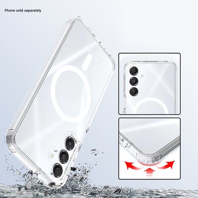 SaharaCase Venture Wallet for Galaxy A16 5G, Shock Absorbing, Clear/Scorpion Black (CP00723)