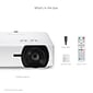 ViewSonic 6000 Lumens WUXGA Laser Projector with 1.6x Optical Zoom and Dual HDMI, White (LS920WU)