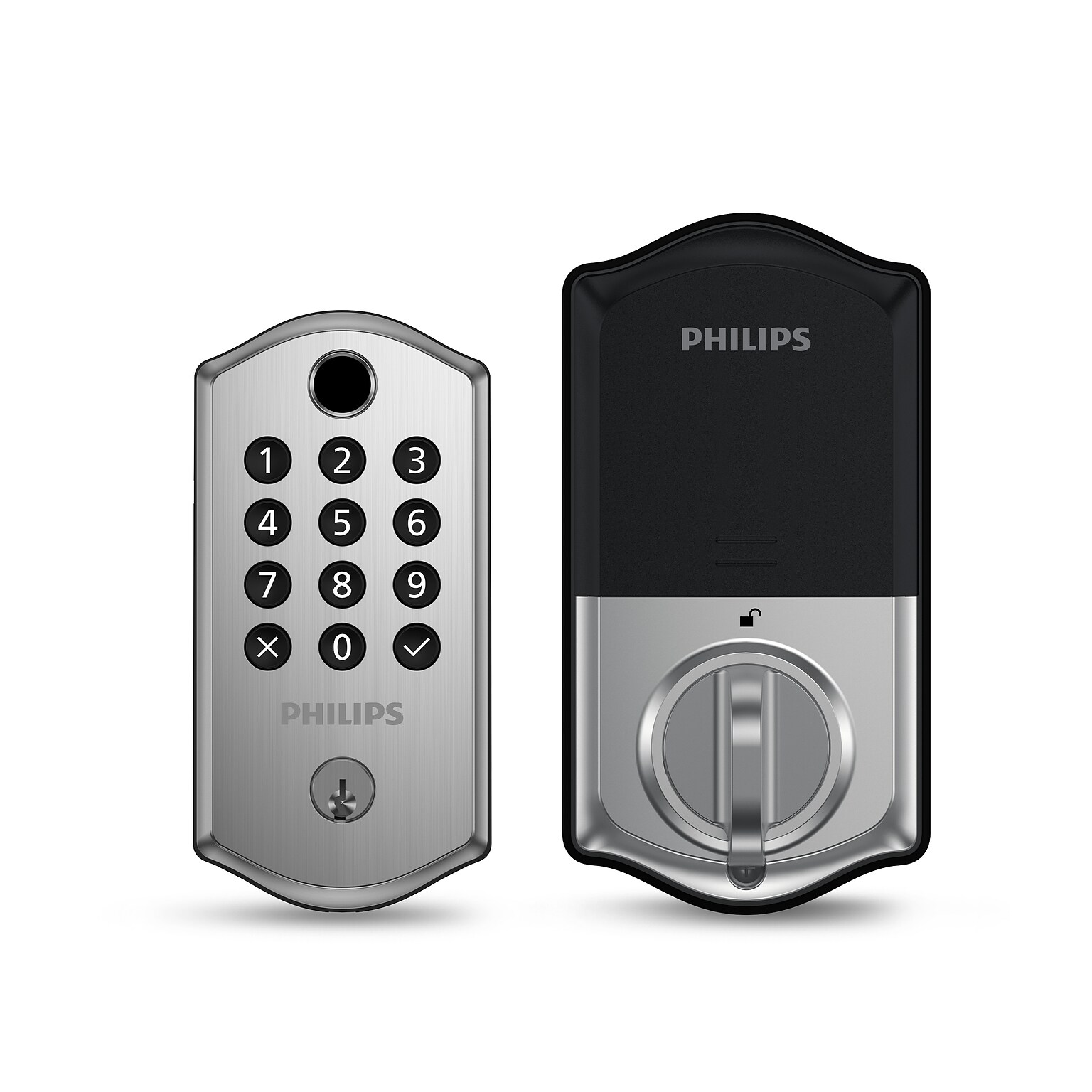 Philips Electronic Deadbolt Door Lock with Multiple Access Methods Including Fingerprint Reader