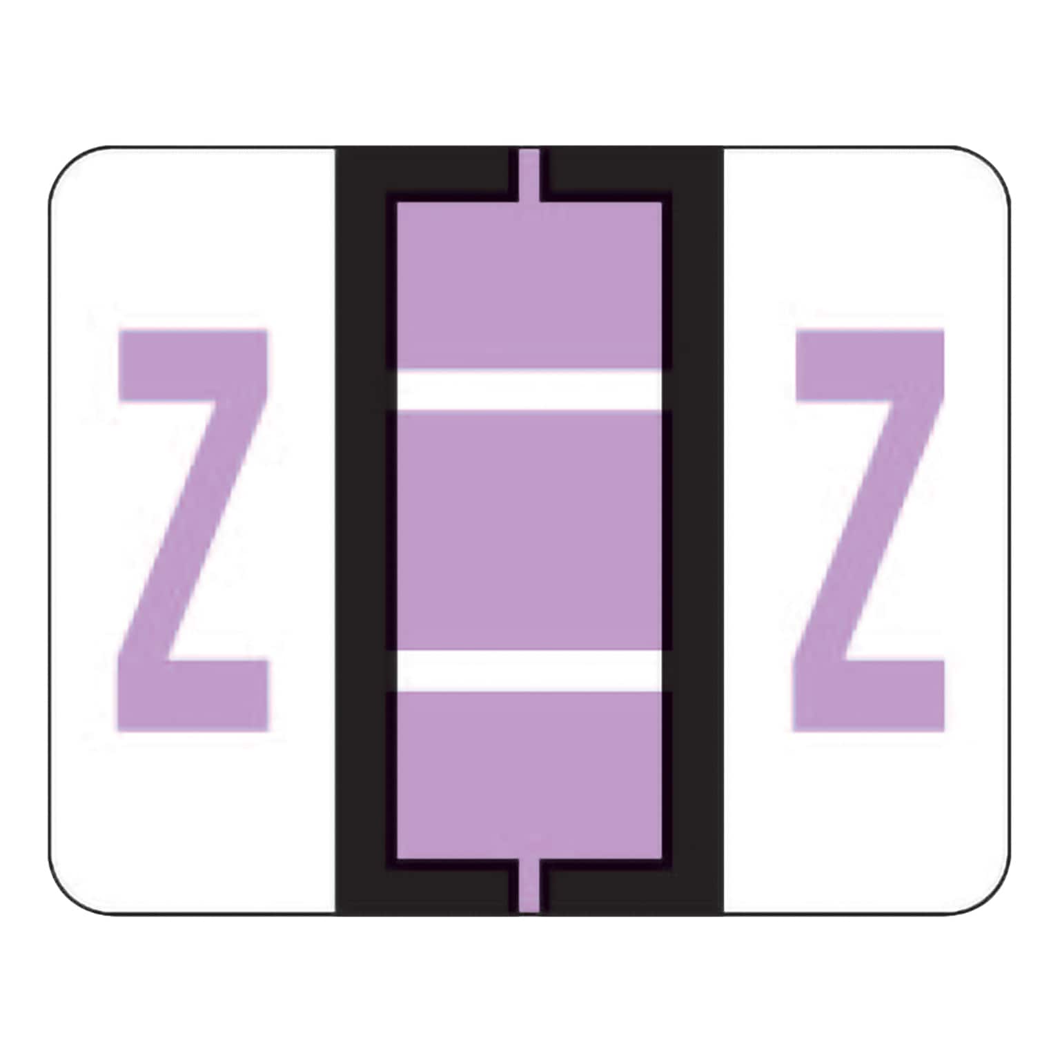 Medical Arts Press® TAB® Products Compatible Alpha Sheet Style Labels; Letter Z