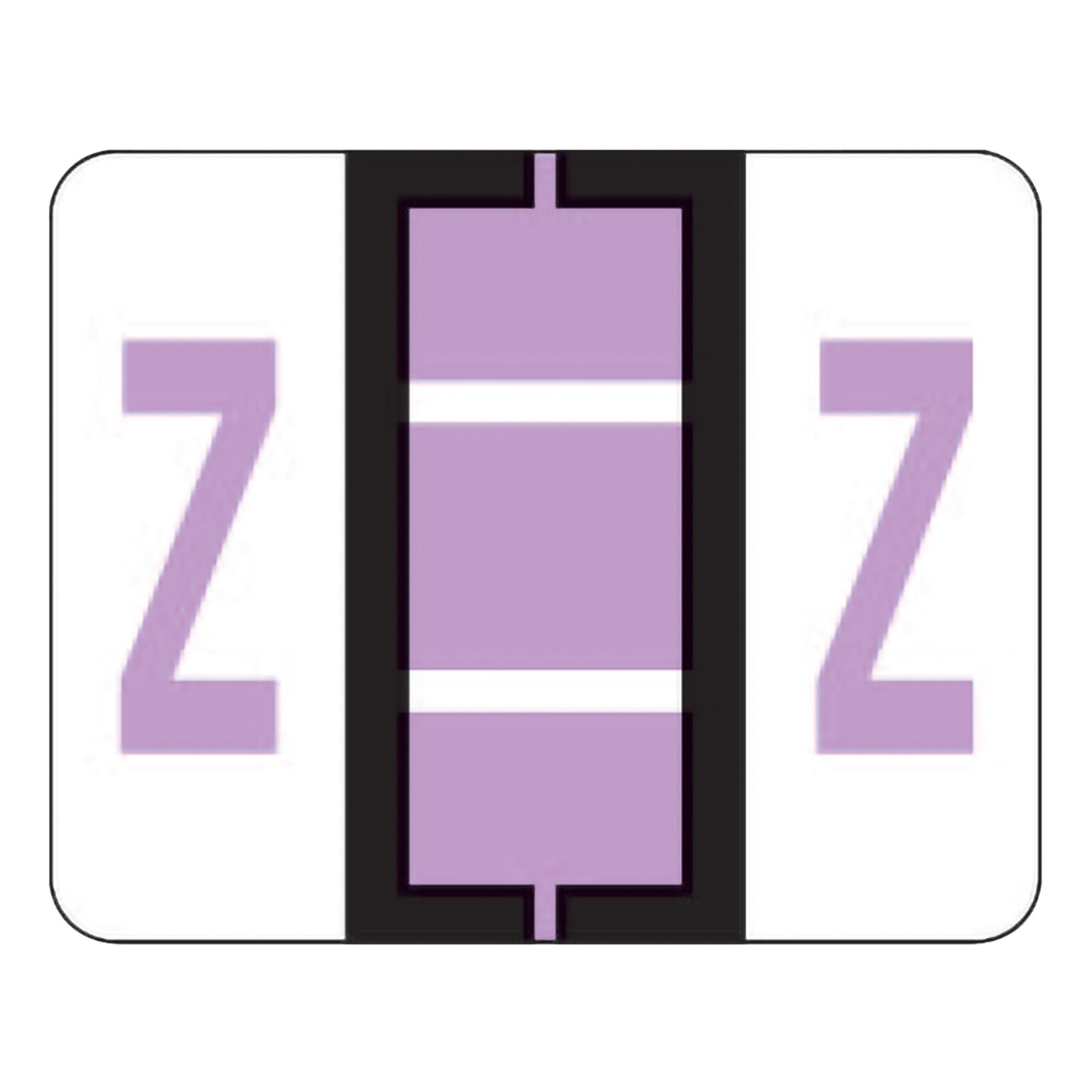 Medical Arts Press® TAB® Products Compatible Alpha Sheet Style Labels; Letter Z