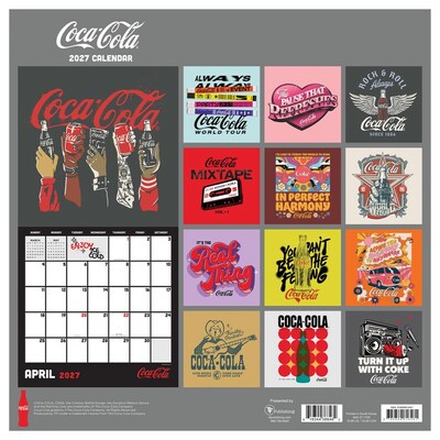 2027 TF Publishing Coke: Classic 12" x 12" Monthly Wall Calendar, Multicolored (27-1105)