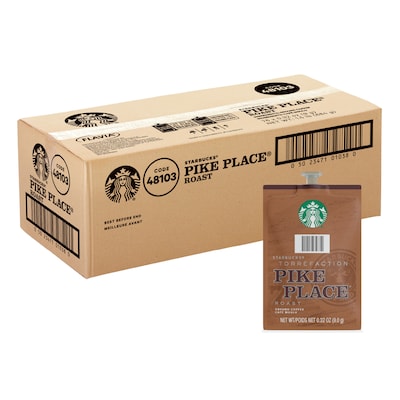 Starbucks Pike Place Coffee Flavia Freshpacks, Medium Roast, 80/Carton (MDR01038)