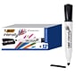 BIC Intensity Tank Dry Erase Markers, Chisel Tip, Black, 12/Pack (GDEM11-BLK)