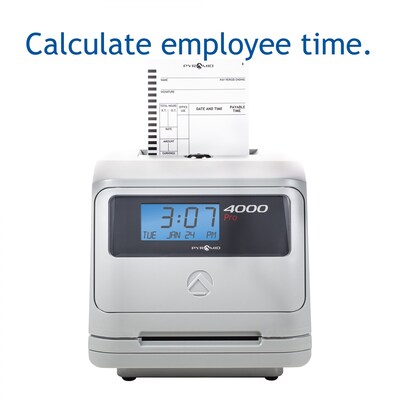 Pyramid 4000 Auto-Totaling Time Clock
