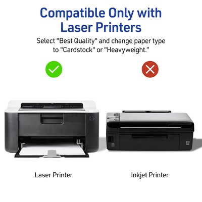 Avery Note Cards Matte General Use Notecards, White, 60/Box (05315)