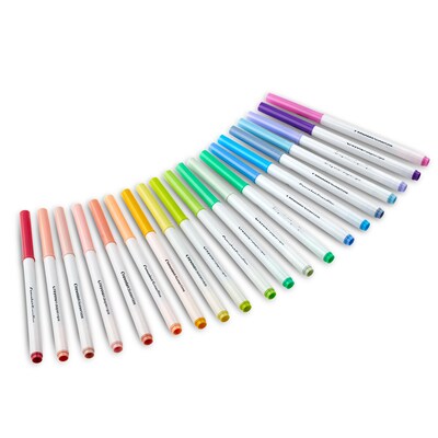 Crayola Supertips Pastel Washable Water Based Kids Marker, Assorted Colors, 20/Pack, 6 Packs/Bundle (BIN587516-6)